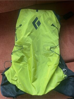 Black Diamond Neon Yellow Men's Daypack with Reflective Logo